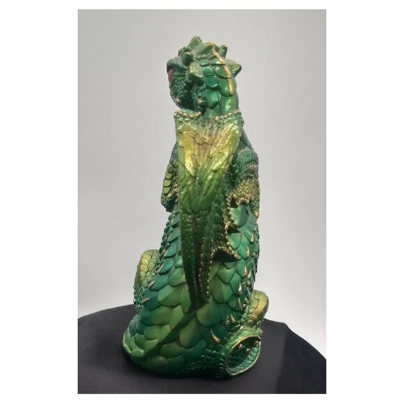 Windstone Editions Green & Gold Young Dragon - Picture 4 of 5